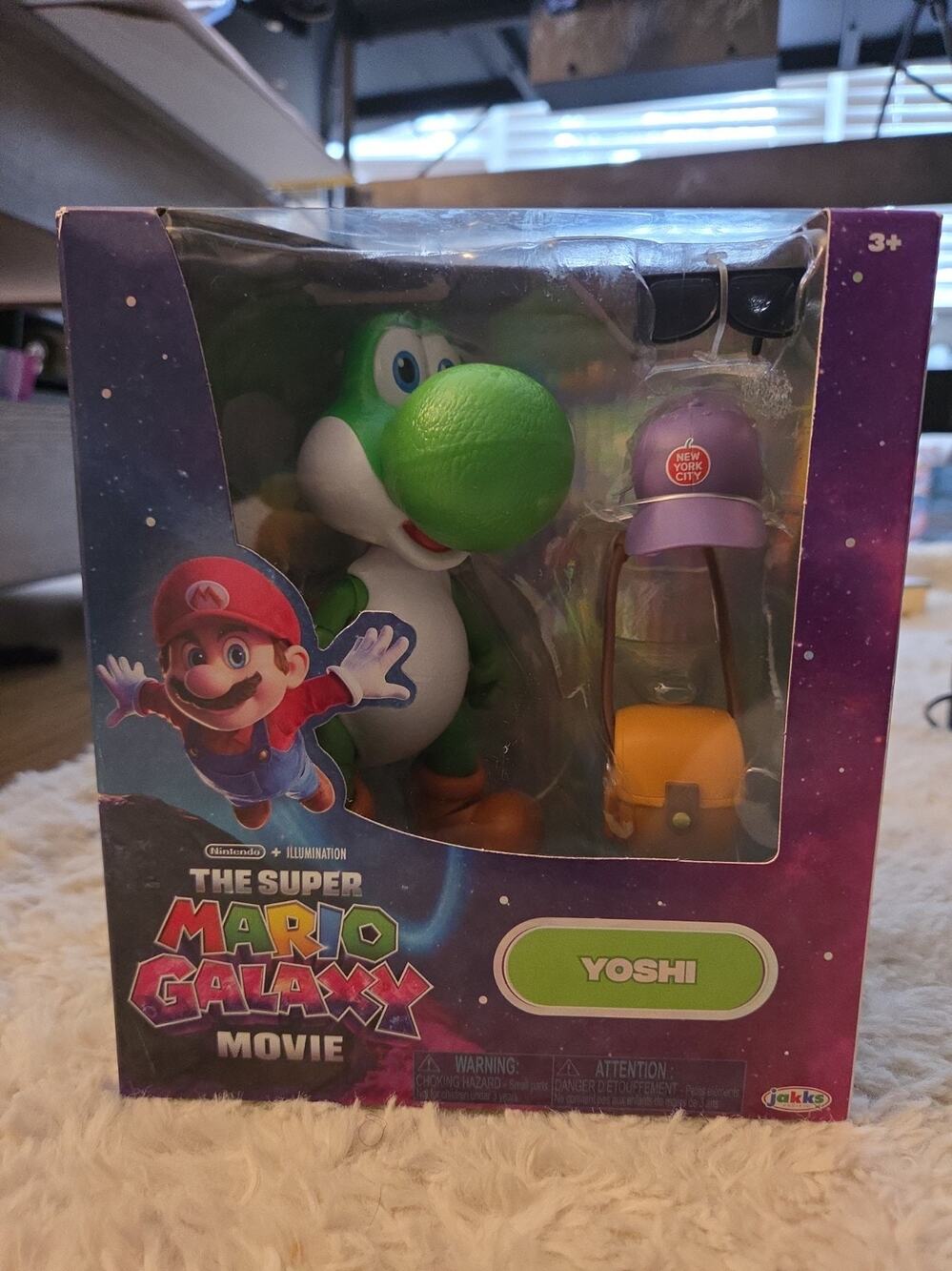 The Super Mario Galaxy Movie Yoshi 5" Figure With Accessories